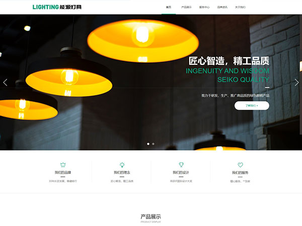 郑州能源照明网站案例分享